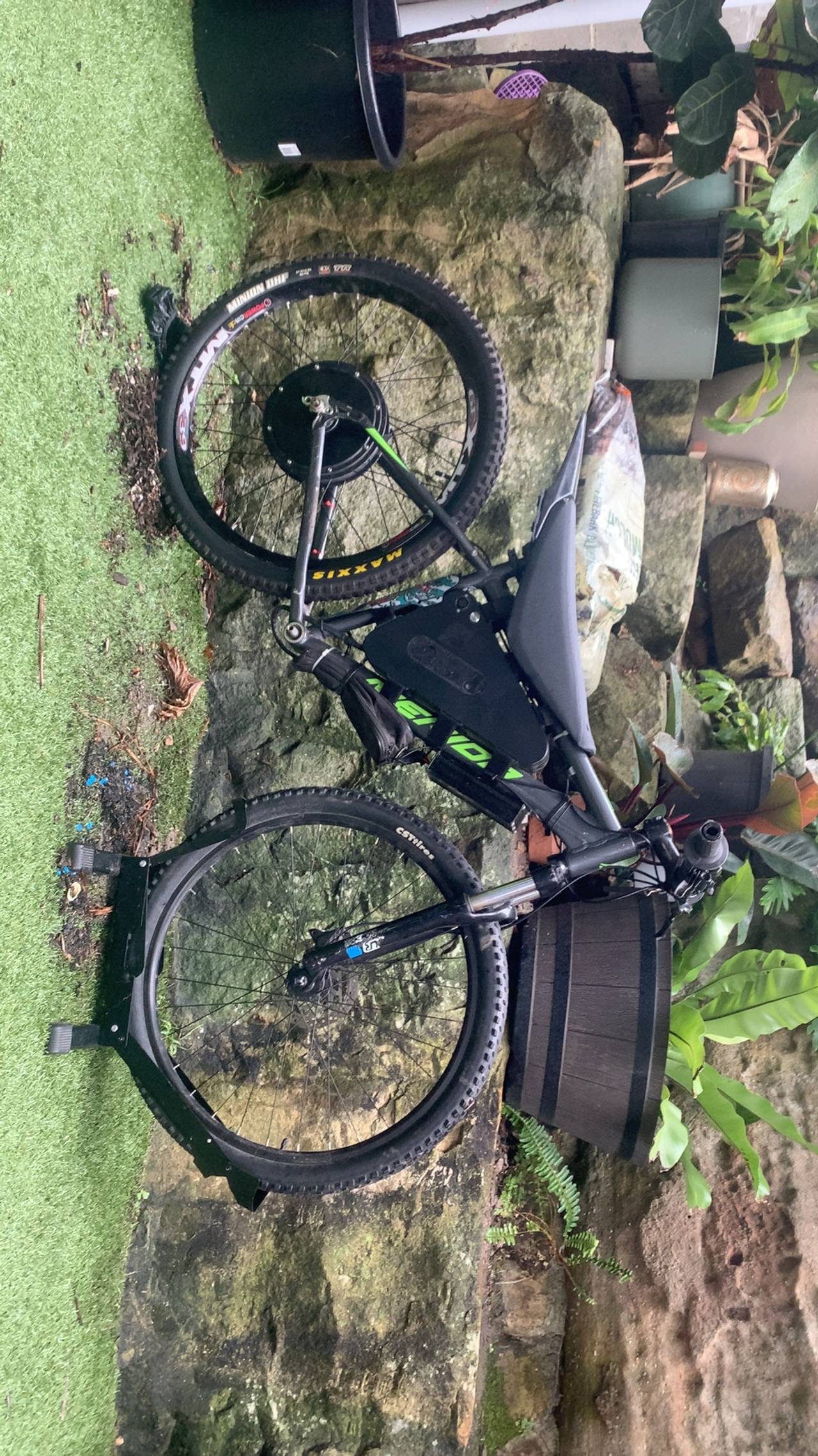 Andykirbe 2000W 52V 28Ah E‑Bike Conversion Kit (Black)