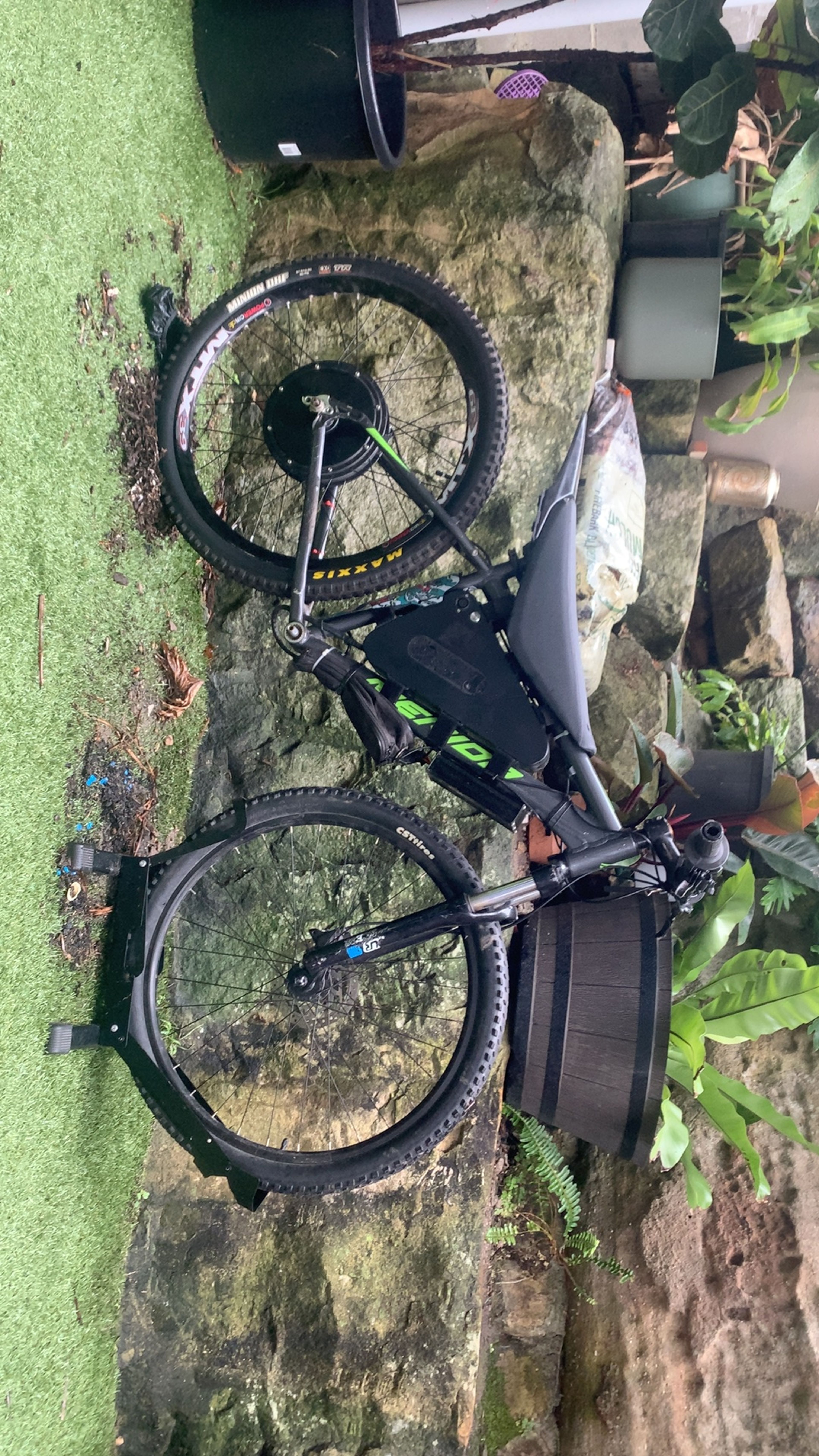 Andykirbe 2000W 52V 28Ah E‑Bike Conversion Kit (Black)