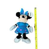 Ty Sparkle Minnie Mouse Beanie Baby Blue Dress with Pink Polka Dots - Image 3