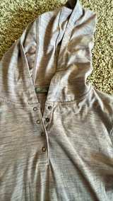 Prana Heathered Henley Hoodie medium - Image 2