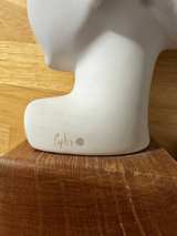 Cybis Porcelain Children Busts Boy Girl Sculpture Set w/ Wood Bases Signed - Image 6