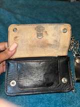 Harley-Davidson Leather Biker Chain Wallet with Eagle Logo - Image 6