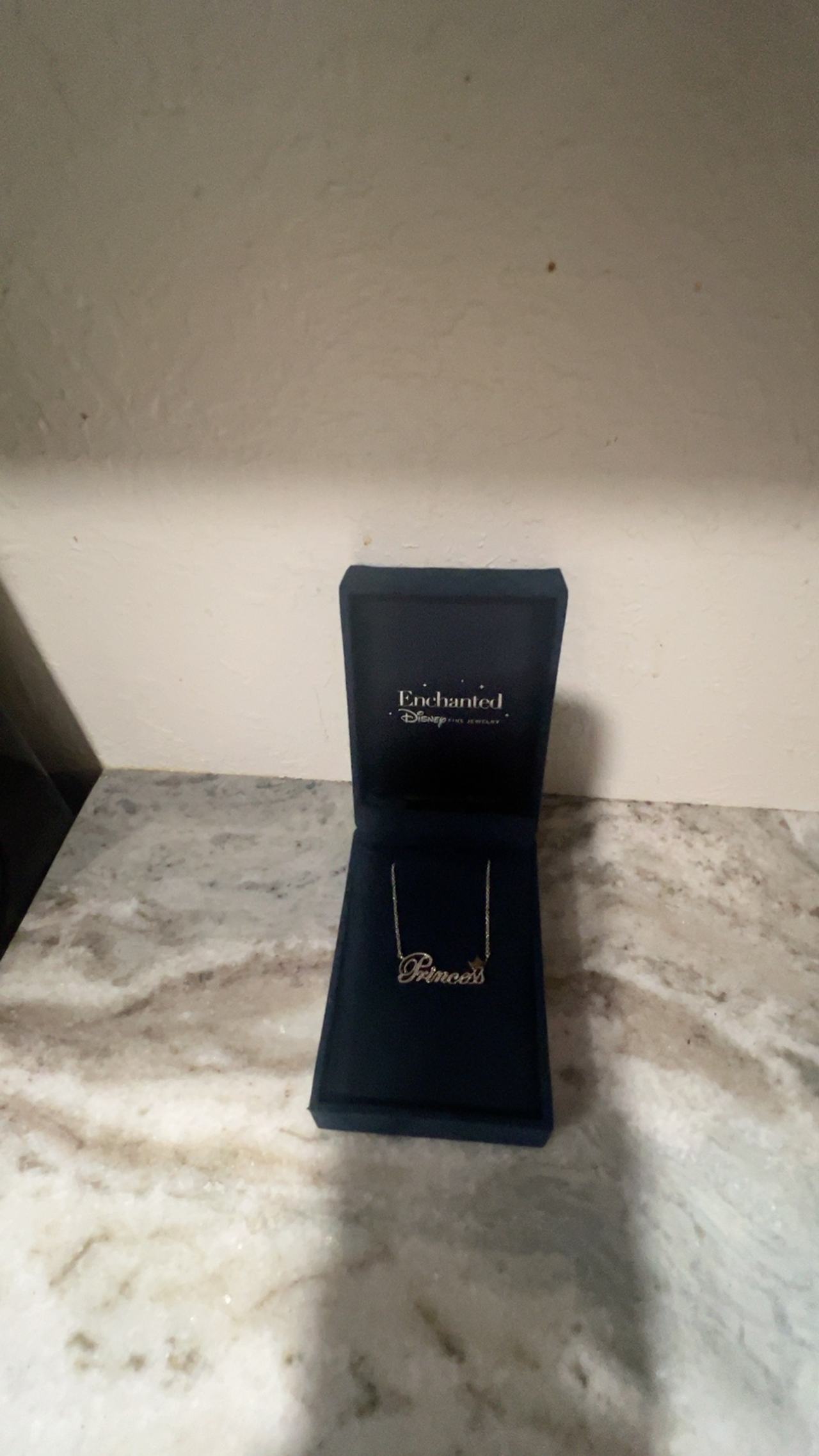 Zales Enchanted Disney Belle Necklace
