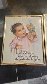 Home Interiors Vintage Baby Prints Set of 2 - Image 3