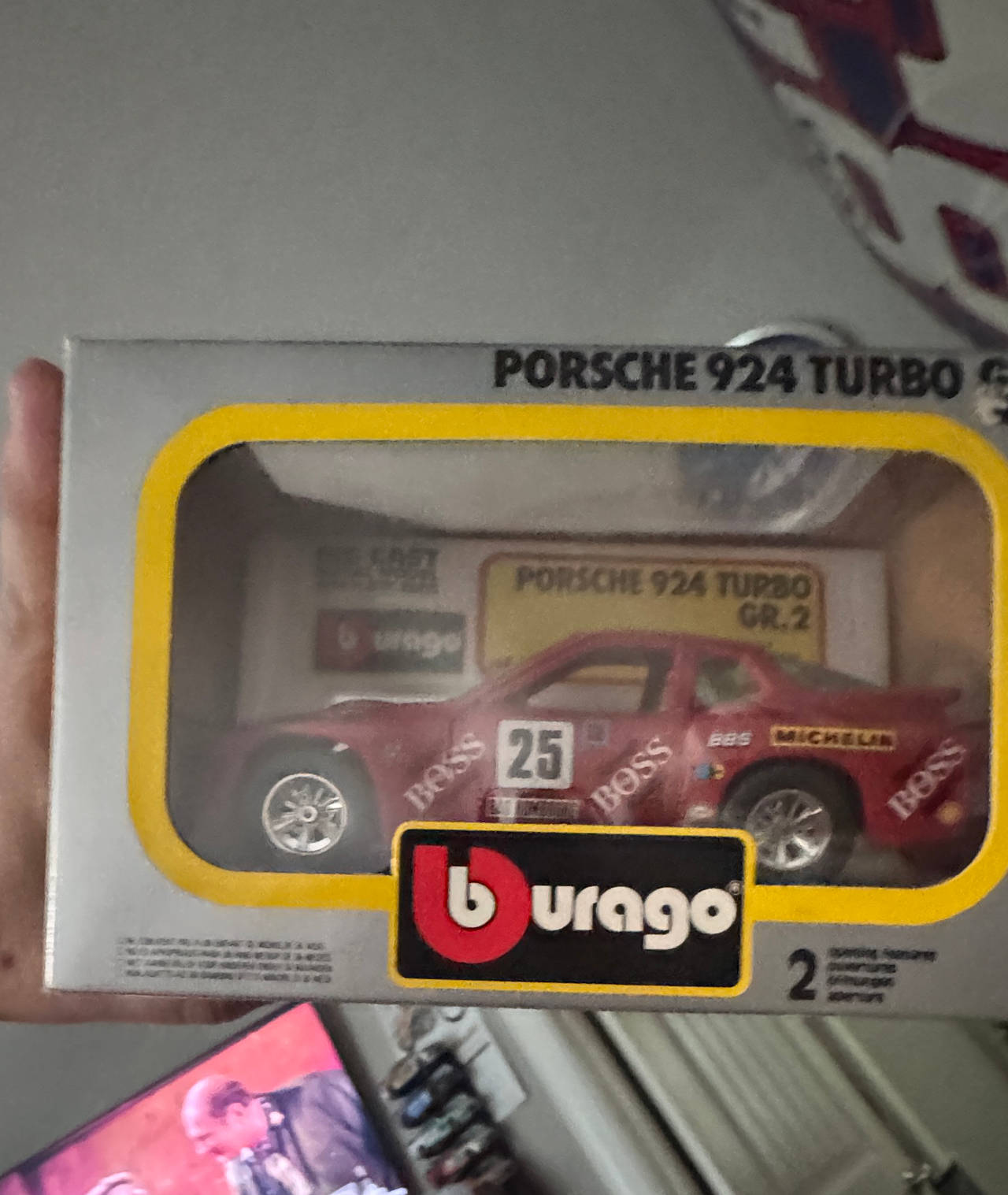 Bburago Porsche 924 Turbo Gr. 2 1/24 Scale Die-cast Car
