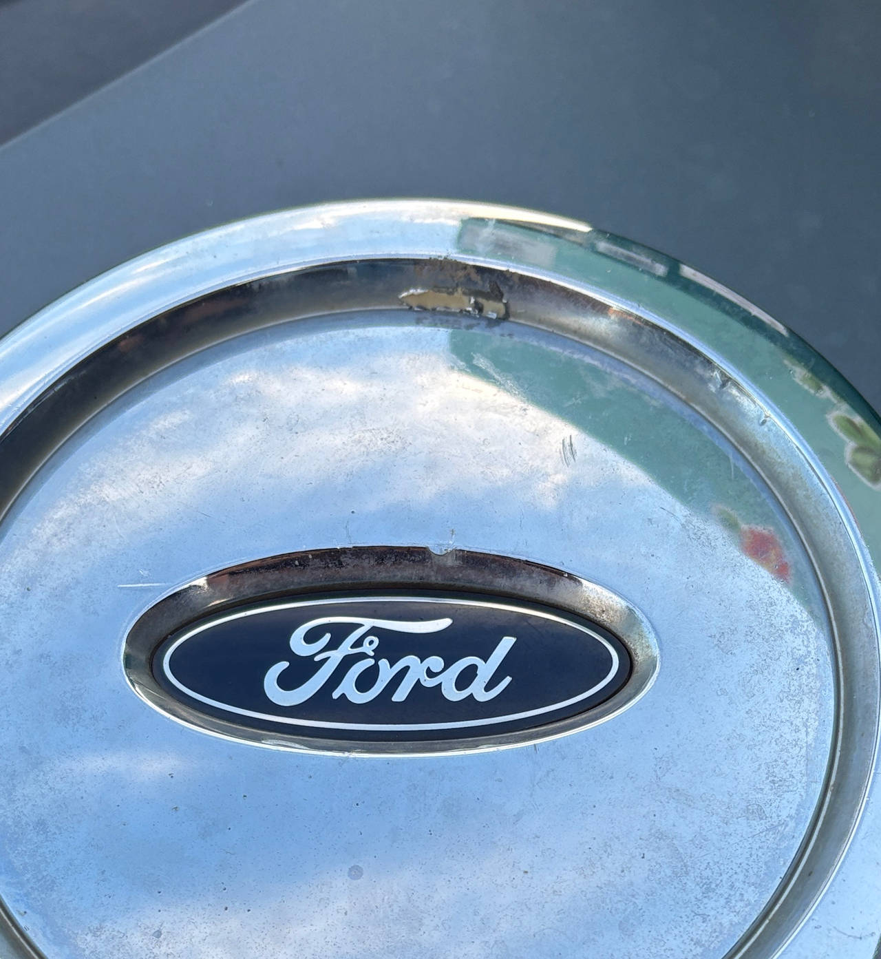 Ford Chrome Wheel Center Cap