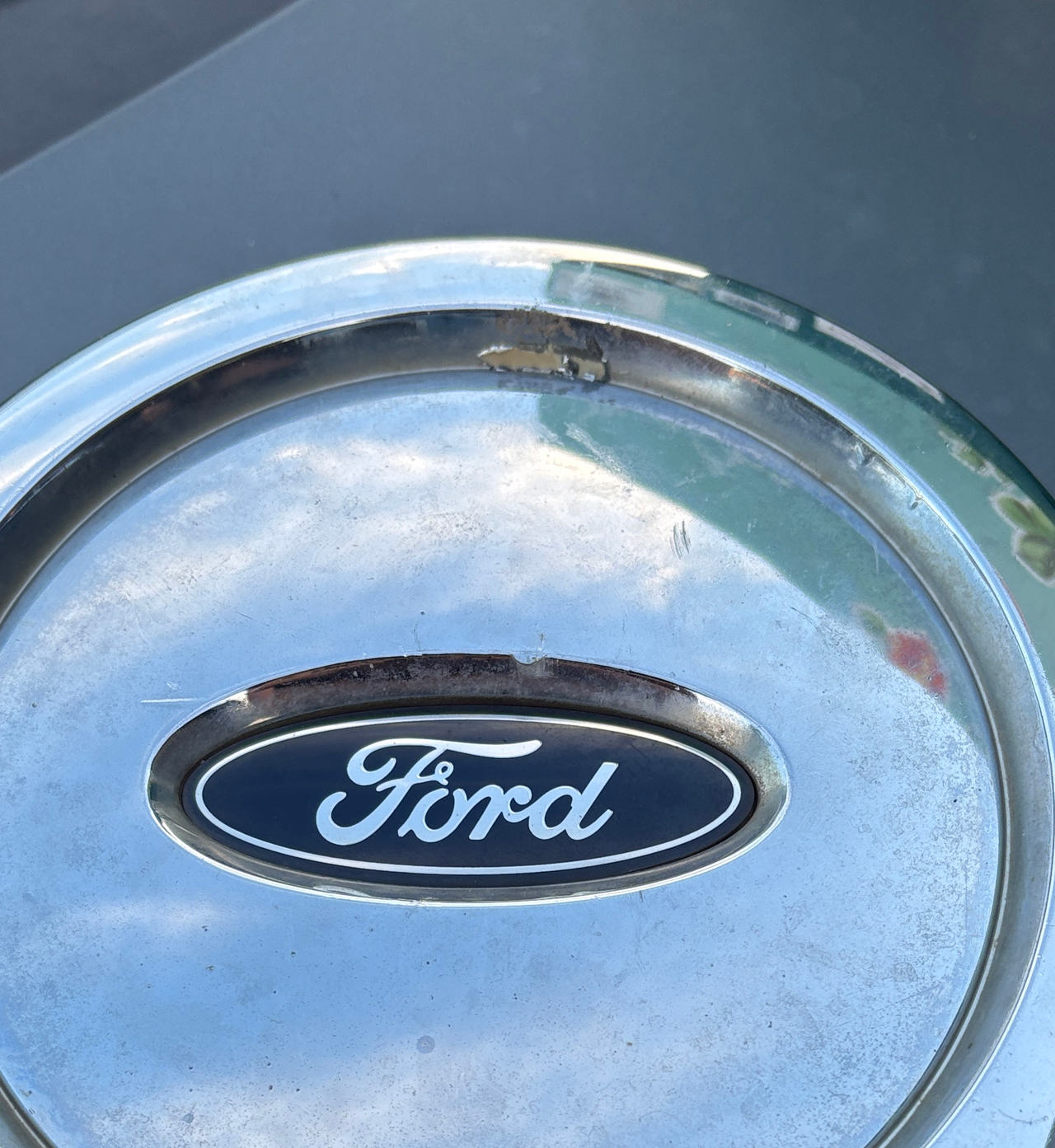 Ford Chrome Wheel Center Cap