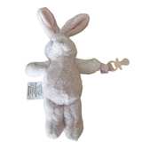 Plush Bunny Pacifier Holder Pink  - Image 2
