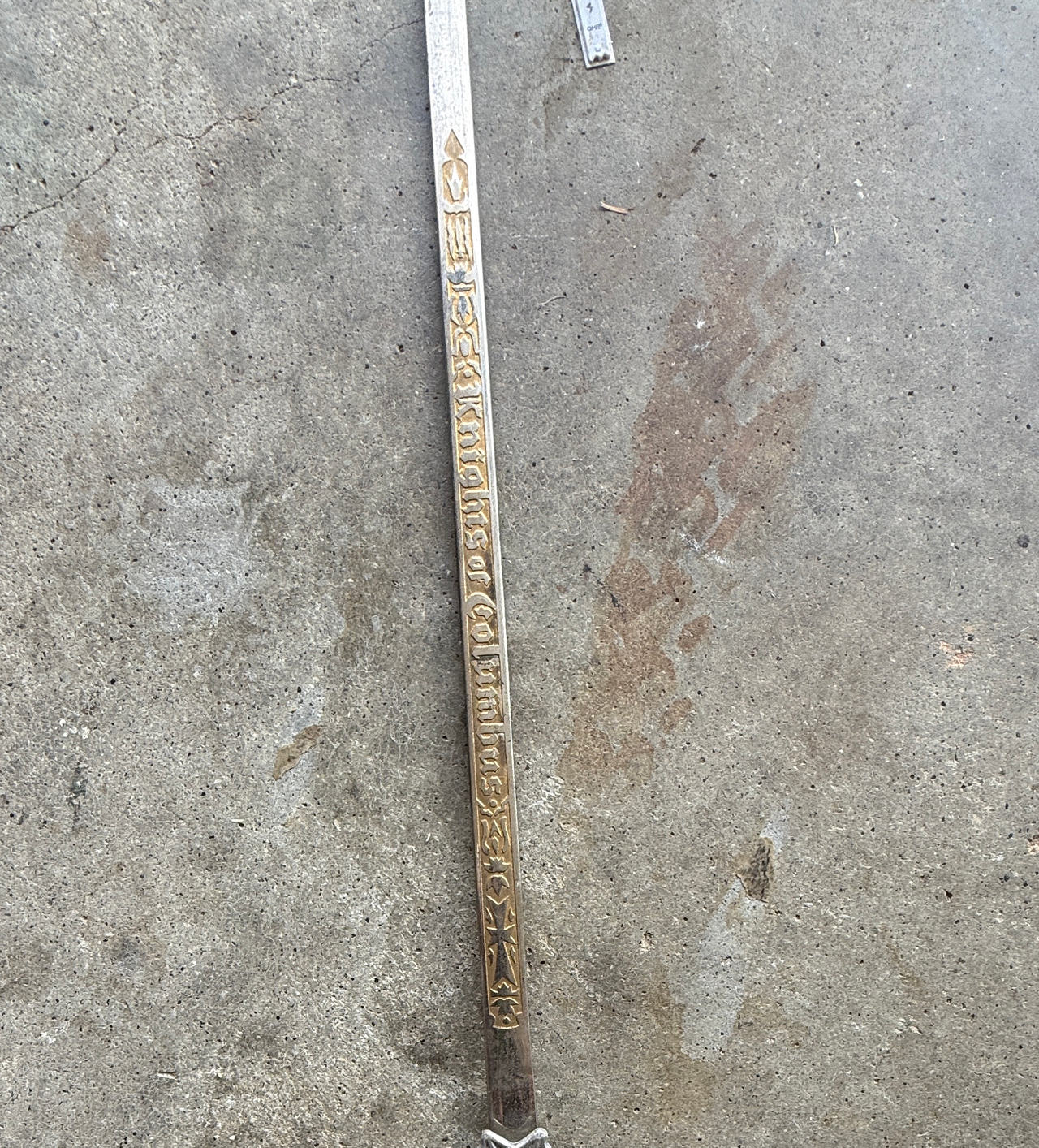 Knights of Columbus Ceremonial Sword Blade