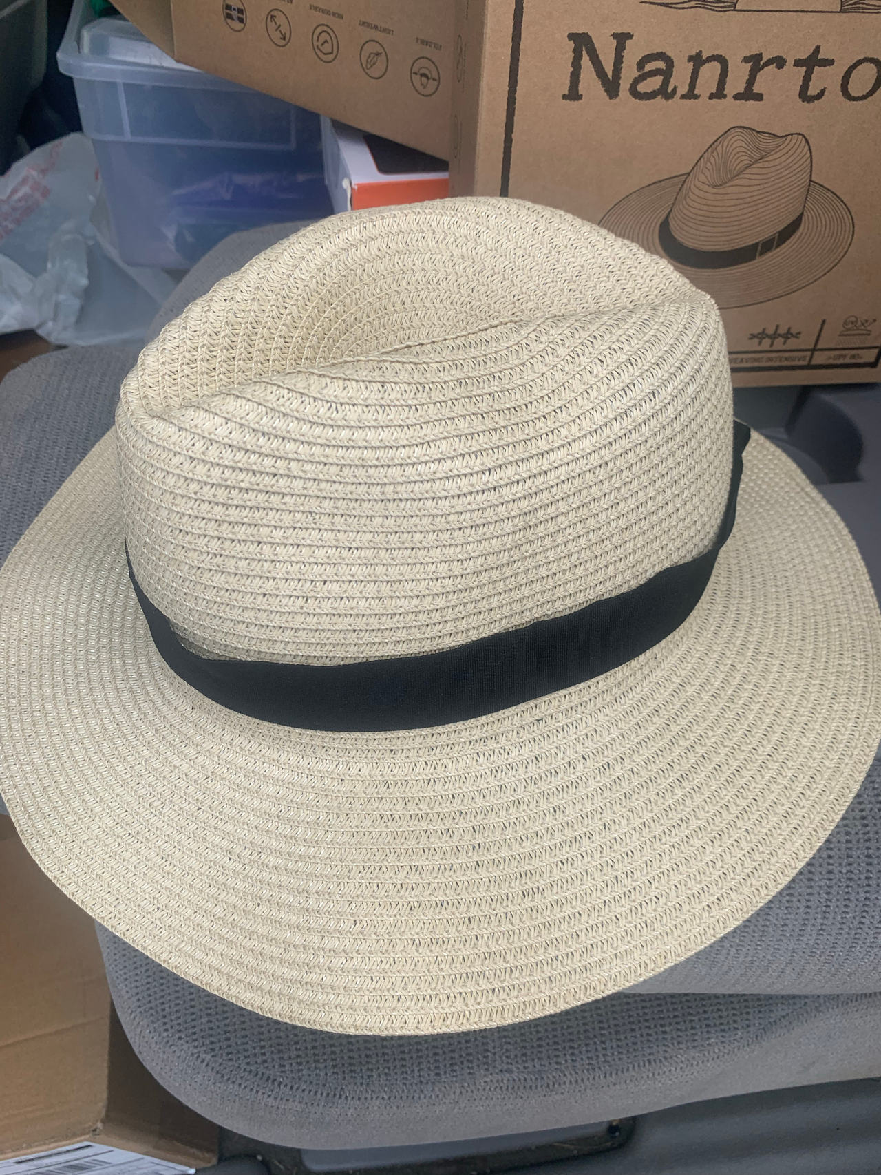 Nanrto Straw Sun Fedora Hat