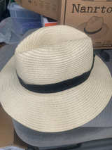 Nanrto Straw Sun Fedora Hat - Image 1