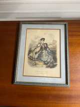 La Mode Illustrée Framed Vintage Fashion Print - Image 1