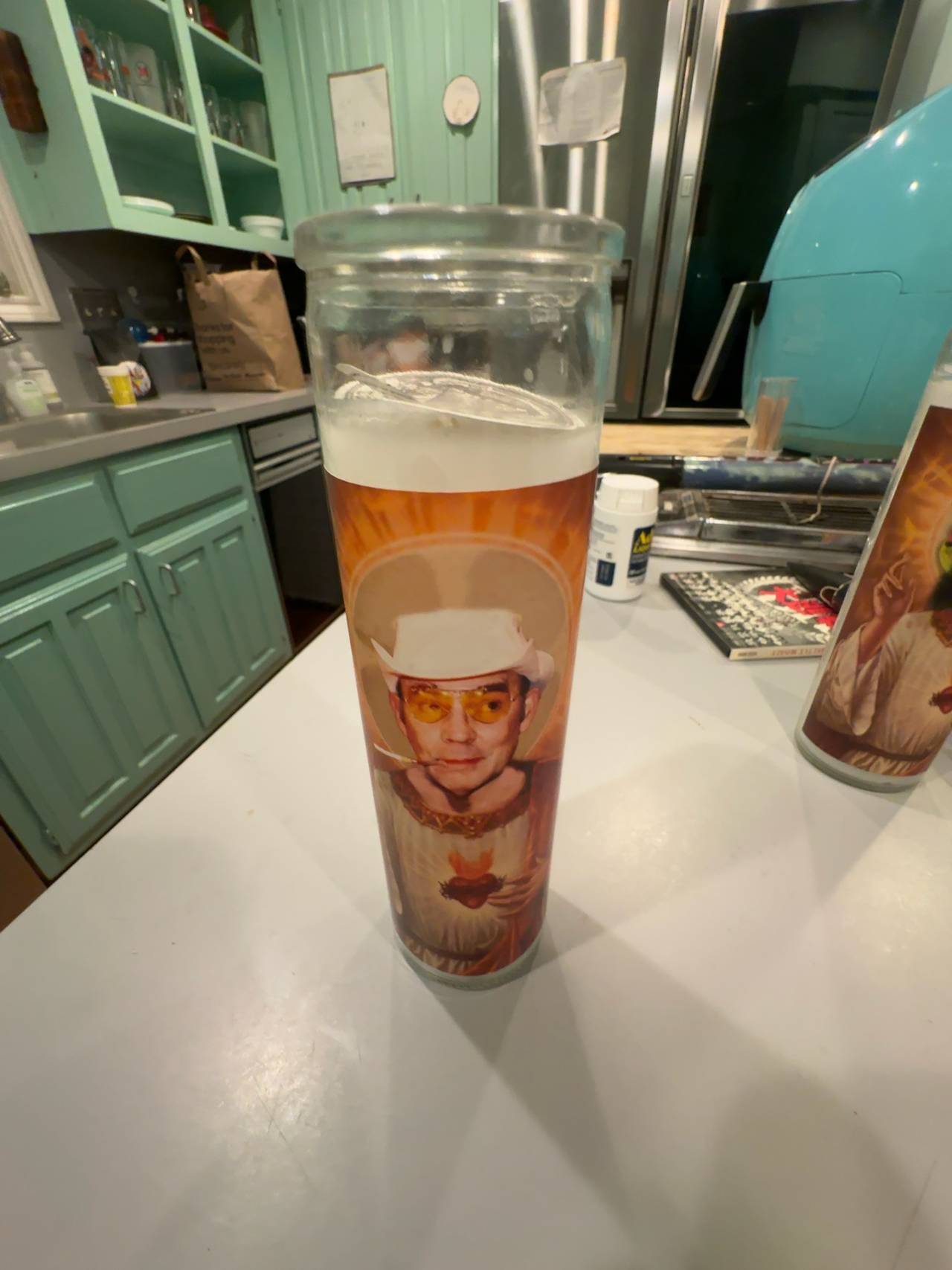 Illuminidol Hunter S. Thompson Prayer Candle