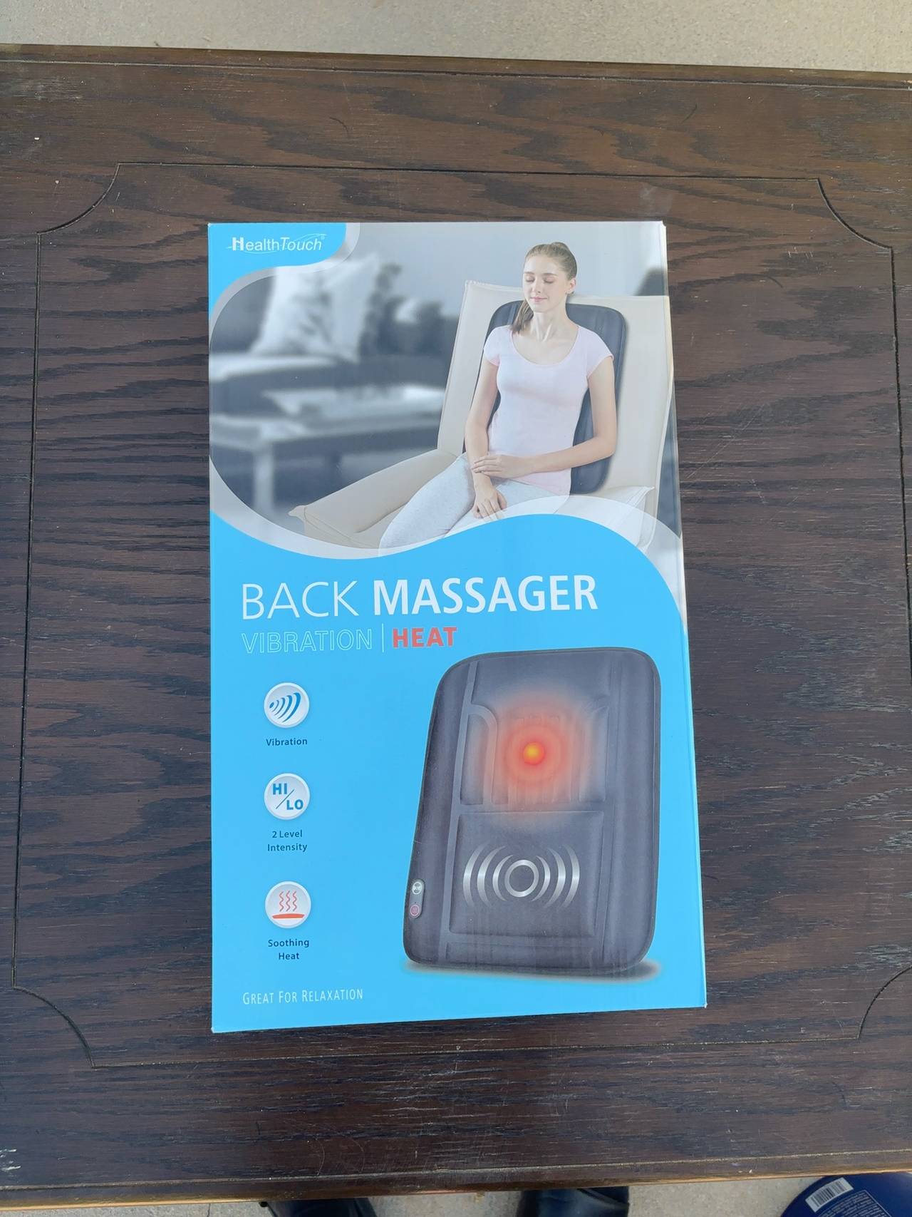 Health Touch Back Massager with Heat and Vibration