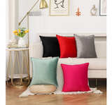 JIAHANNHA Black Velvet Throw Pillow Covers Pack of 2 - Image 4