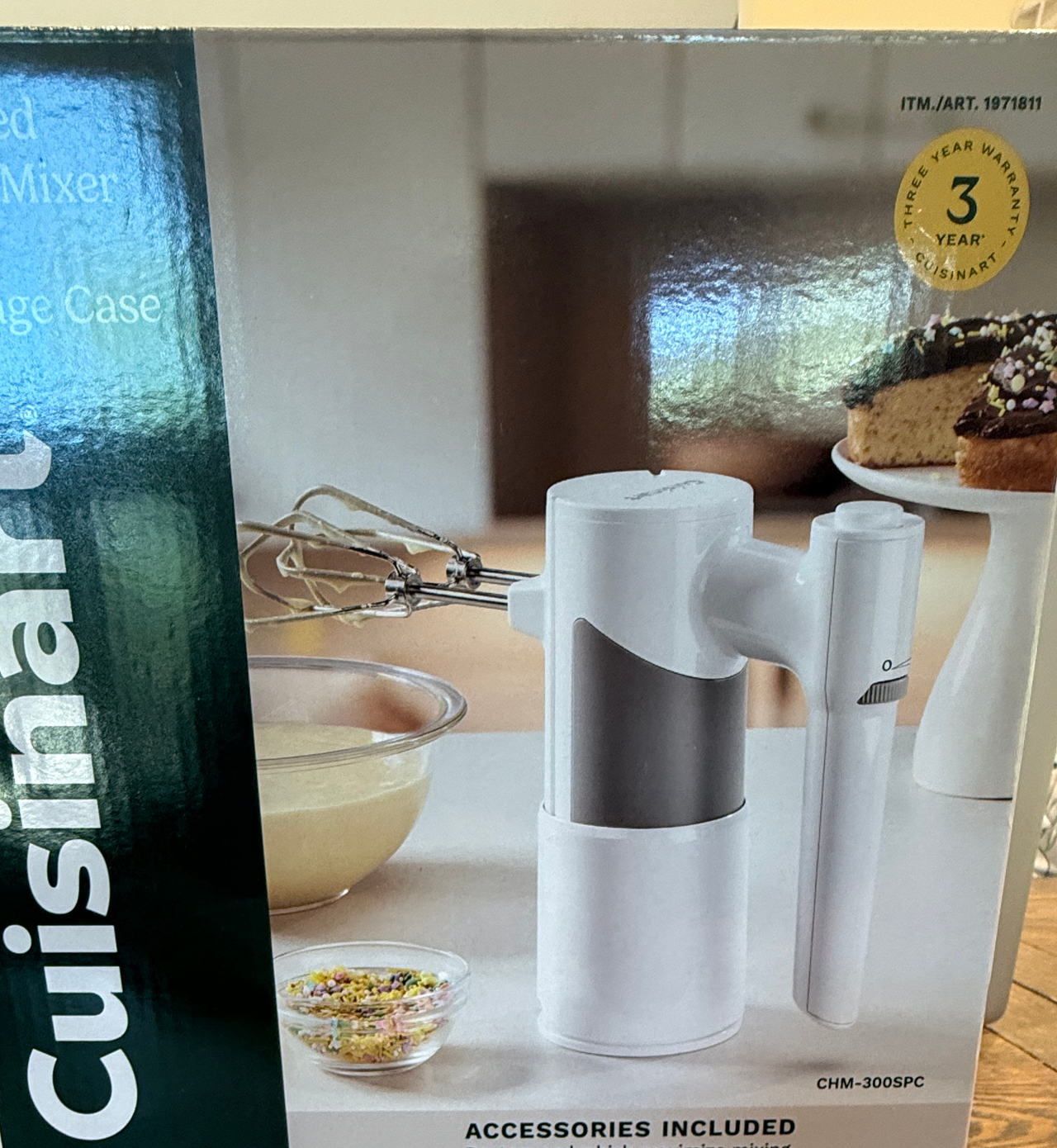 Cuisinart EvolutionX Cordless 3-Speed Hand Mixer