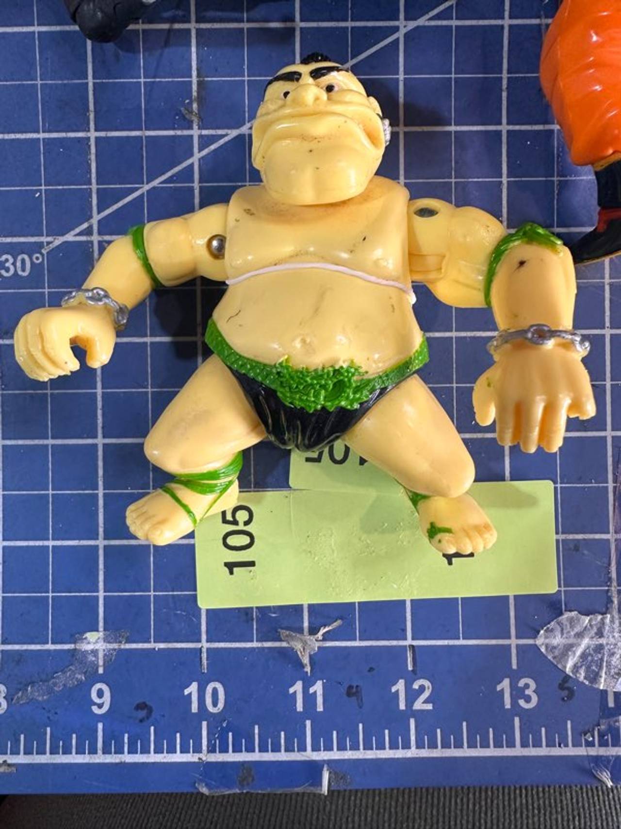 TMNT Teenage Mutant Ninja Turtles TATTOO vtg 1991 Action Figure.  105