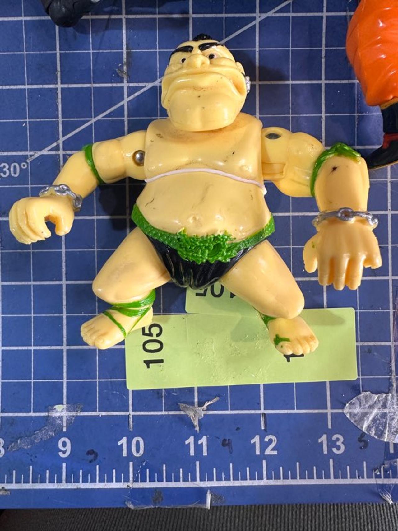 TMNT Teenage Mutant Ninja Turtles TATTOO vtg 1991 Action Figure.  105