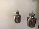 Mid-Century Modern Chrome Pendant Lights - Image 3