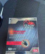 Venom Steel Rip Resistant Industrial Nitrile Gloves 50-Count - Image 1