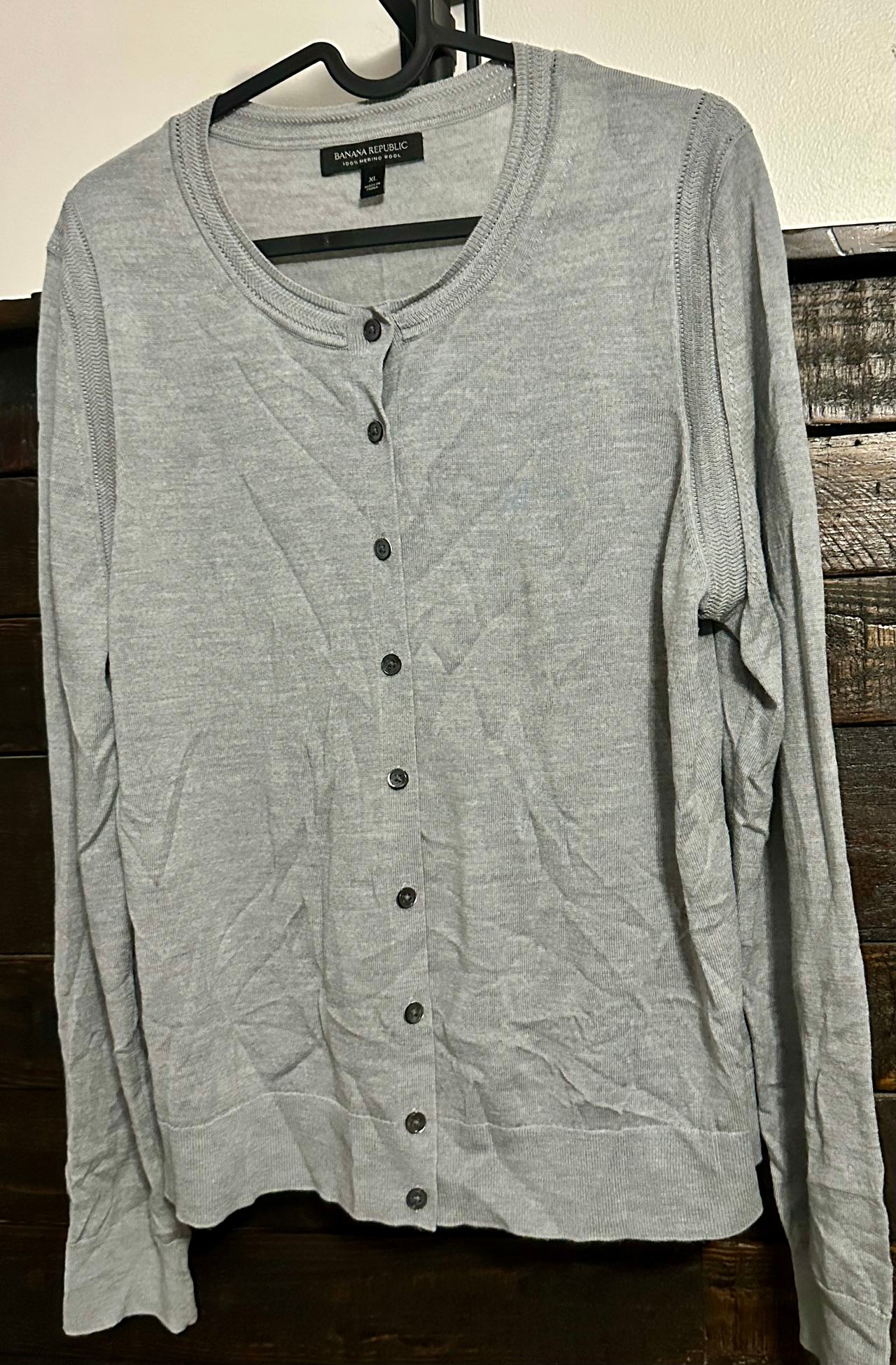 Banana Republic Italian Merino Wool Cardigan