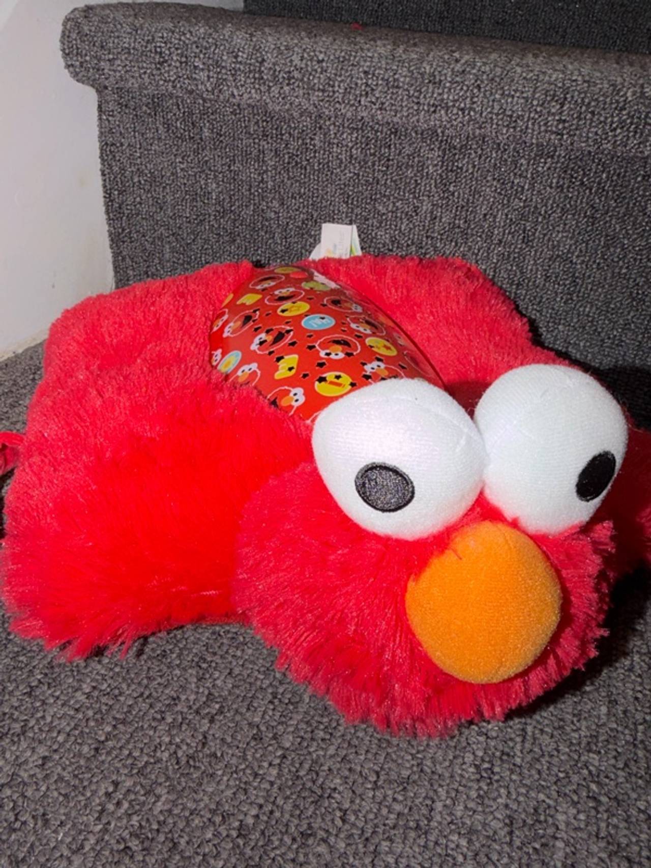 Pillow Pets Elmo Sleeptime Lites Elmo Red Plush Night Light 14"