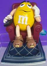 M&M's Yellow Character Recliner Candy Dispenser - Image 1
