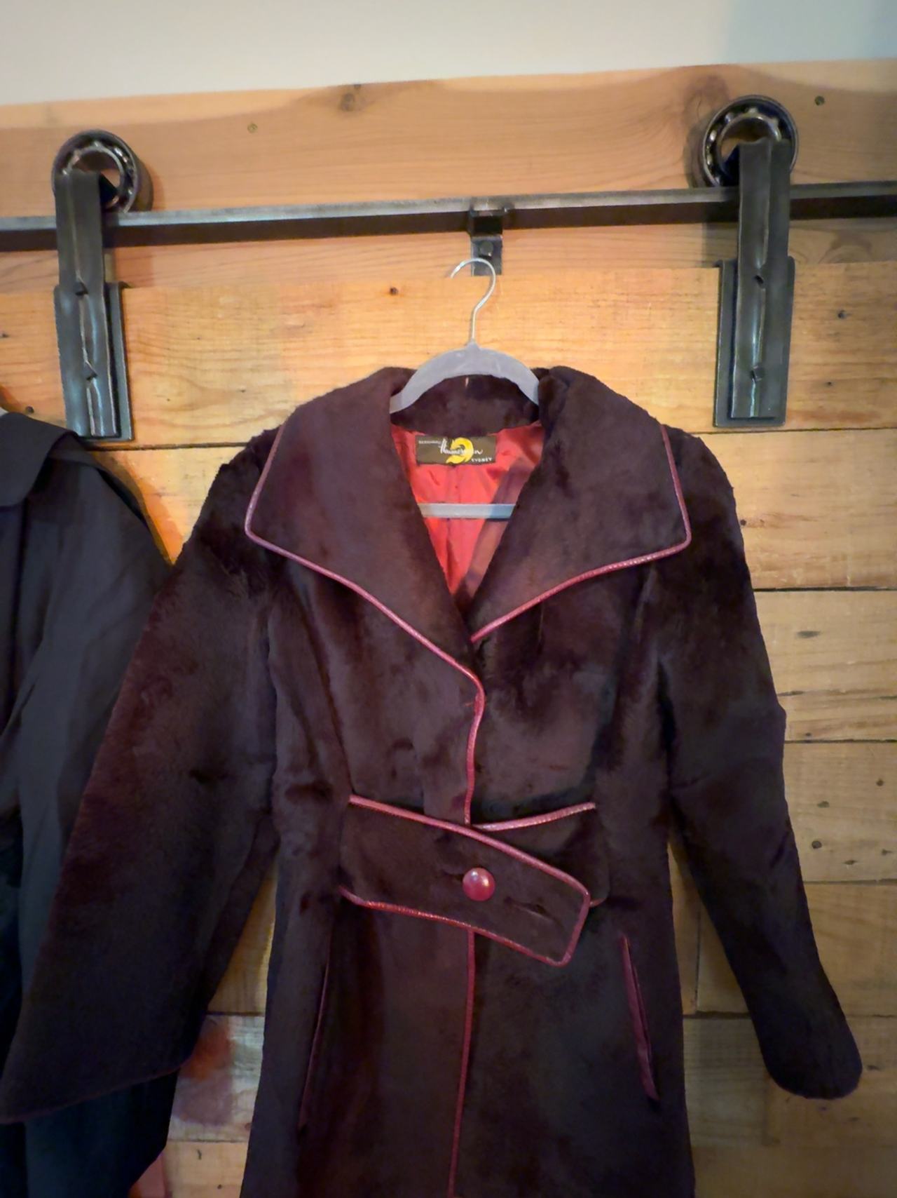 Georgiou Studio Black Fuchsia Leather Jacket