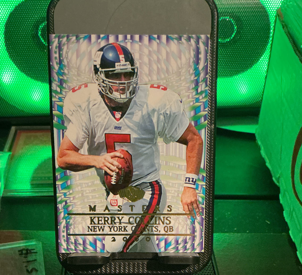 2000 Bowman's Best Masters Kerry Collins Football Card