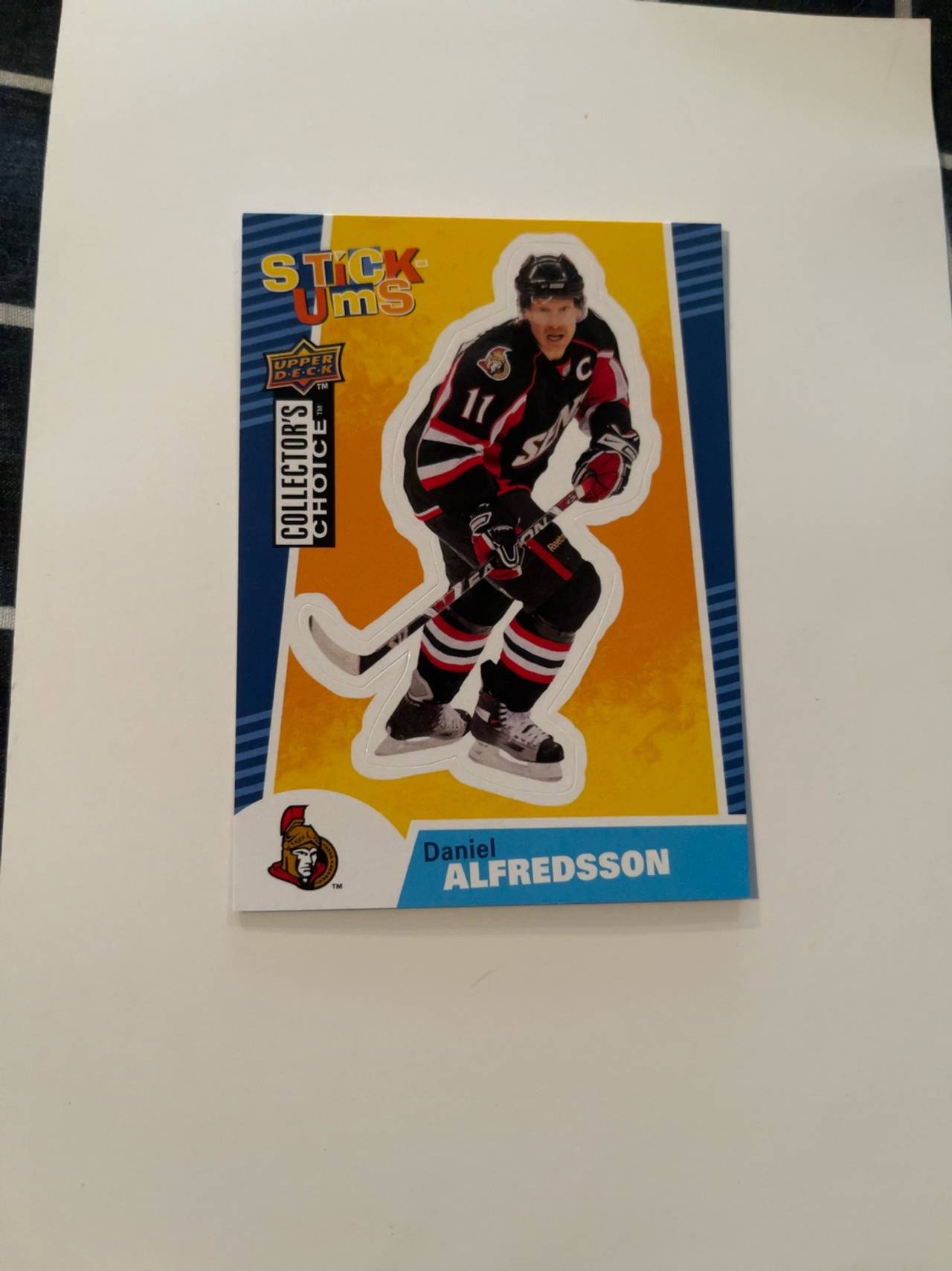 Upper Deck Collector's Choice Stick-Ums Daniel Alfredsson 2009-10