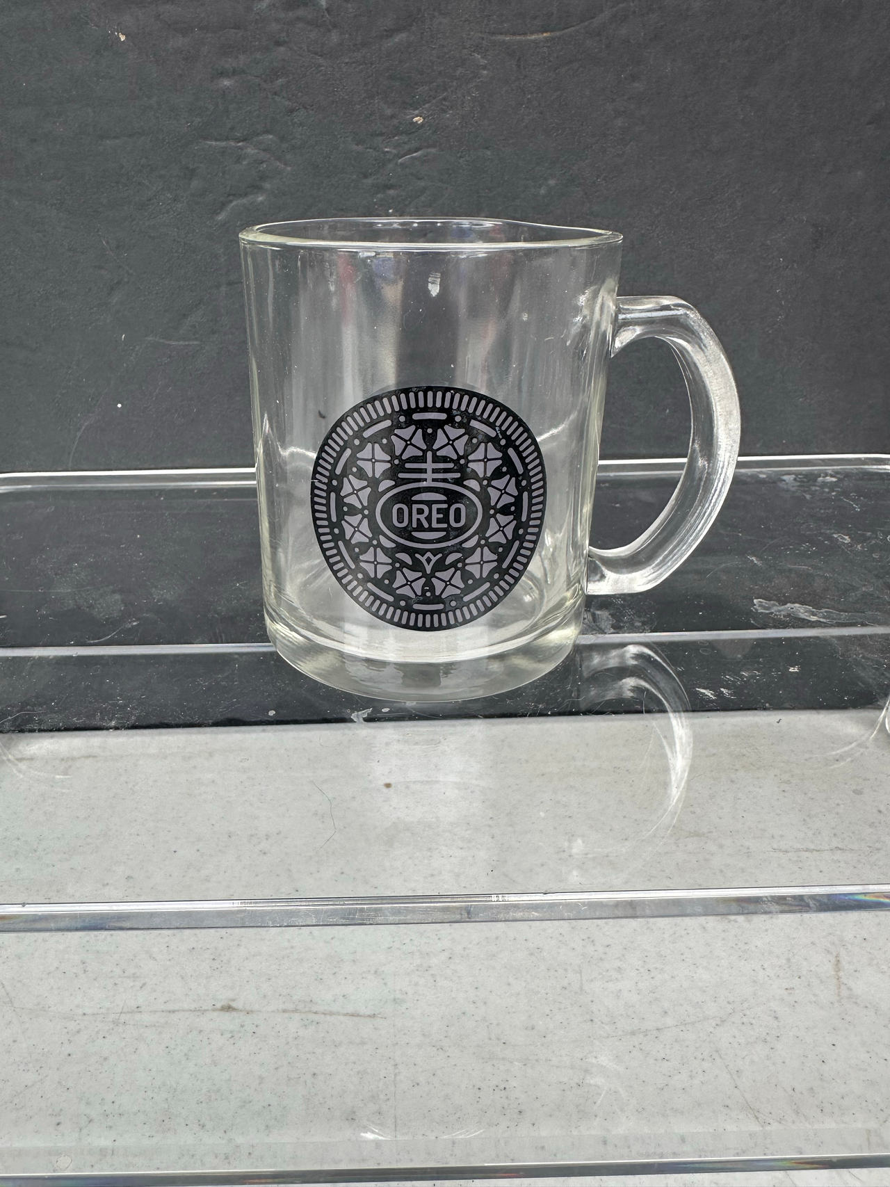 Oreo Logo Glass Mug
