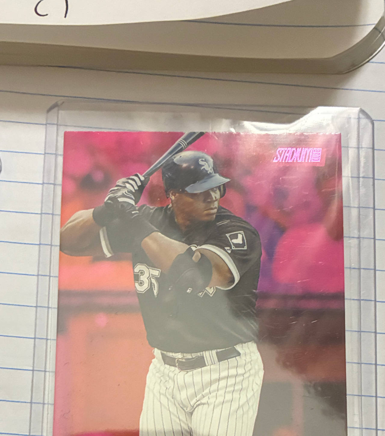 2025 Topps Stadium Club showtimes red/ pink foil parallel Frank Thomas #1