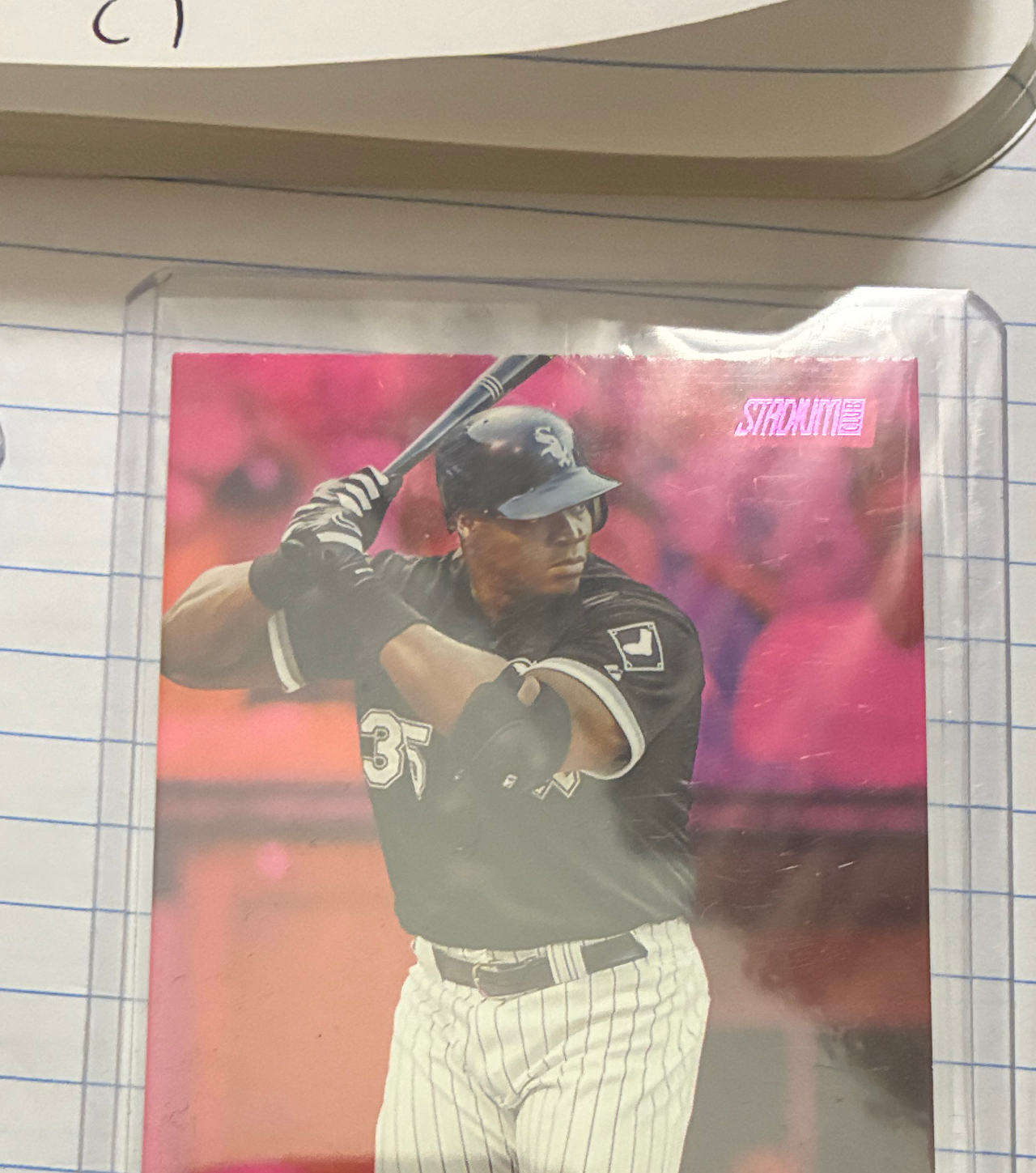 2025 Topps Stadium Club showtimes red/ pink foil parallel Frank Thomas #1