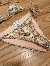Reiss Leaf Print Triangle Bikini Set - Image 3