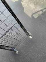 Adjustable/foldable Steel Rolling Cart Black - Image 2