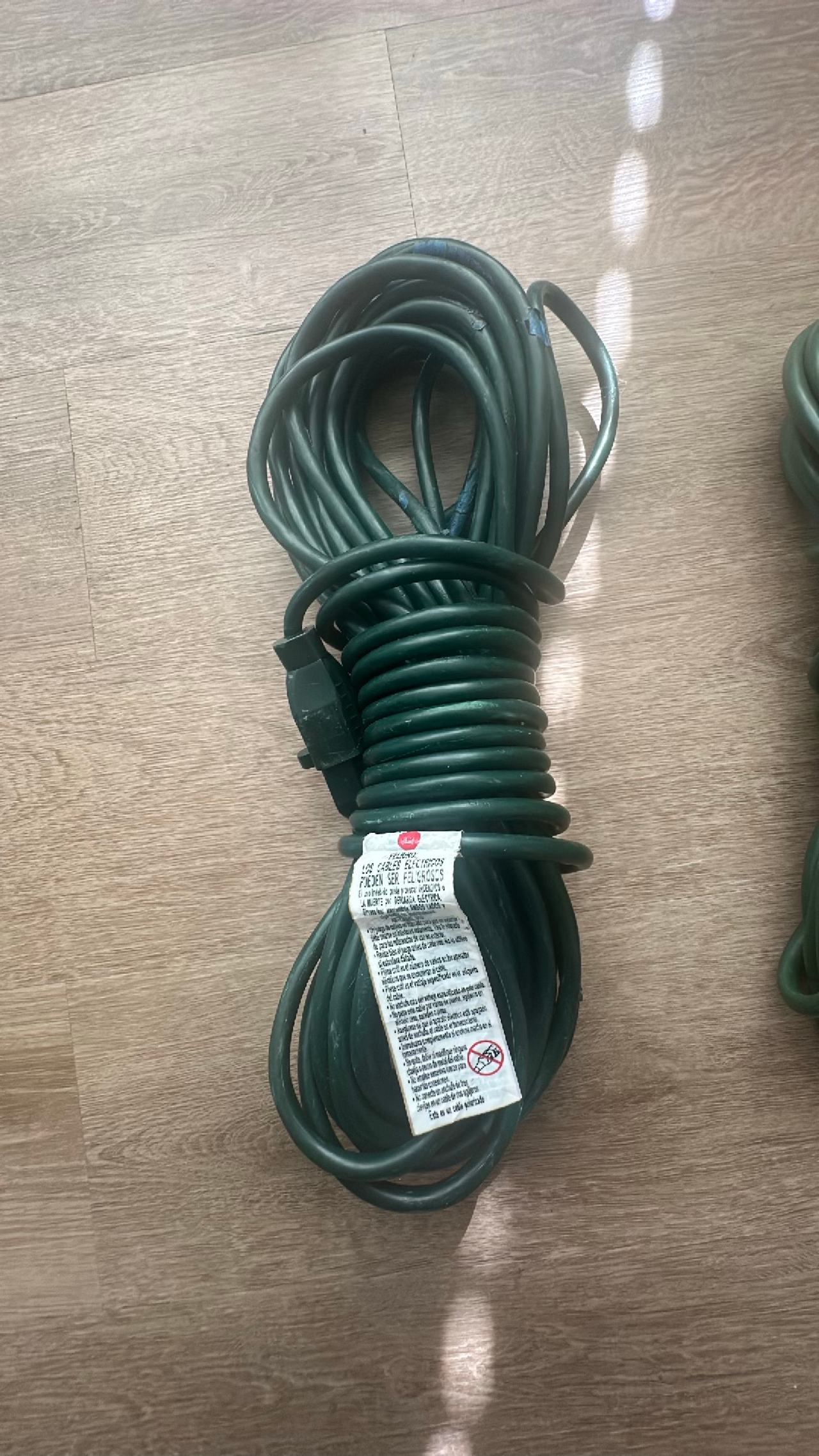 Green Outdoor Extension Cords (2)