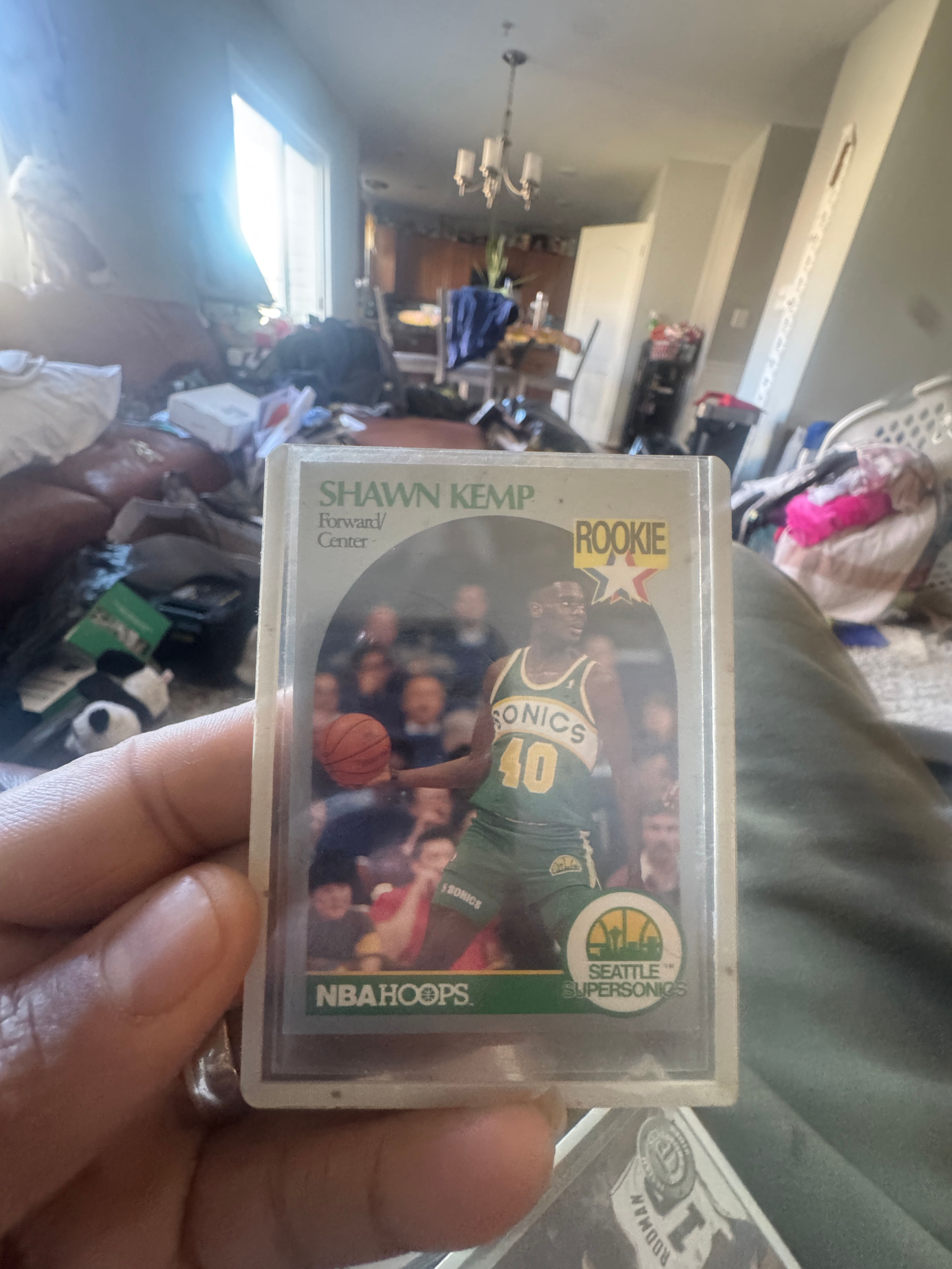 1990-91 NBA Hoops Shawn Kemp Rookie Card #279