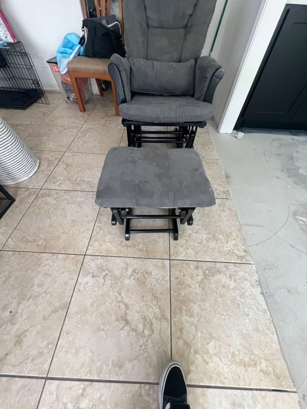 Glider Chair and Ottoman