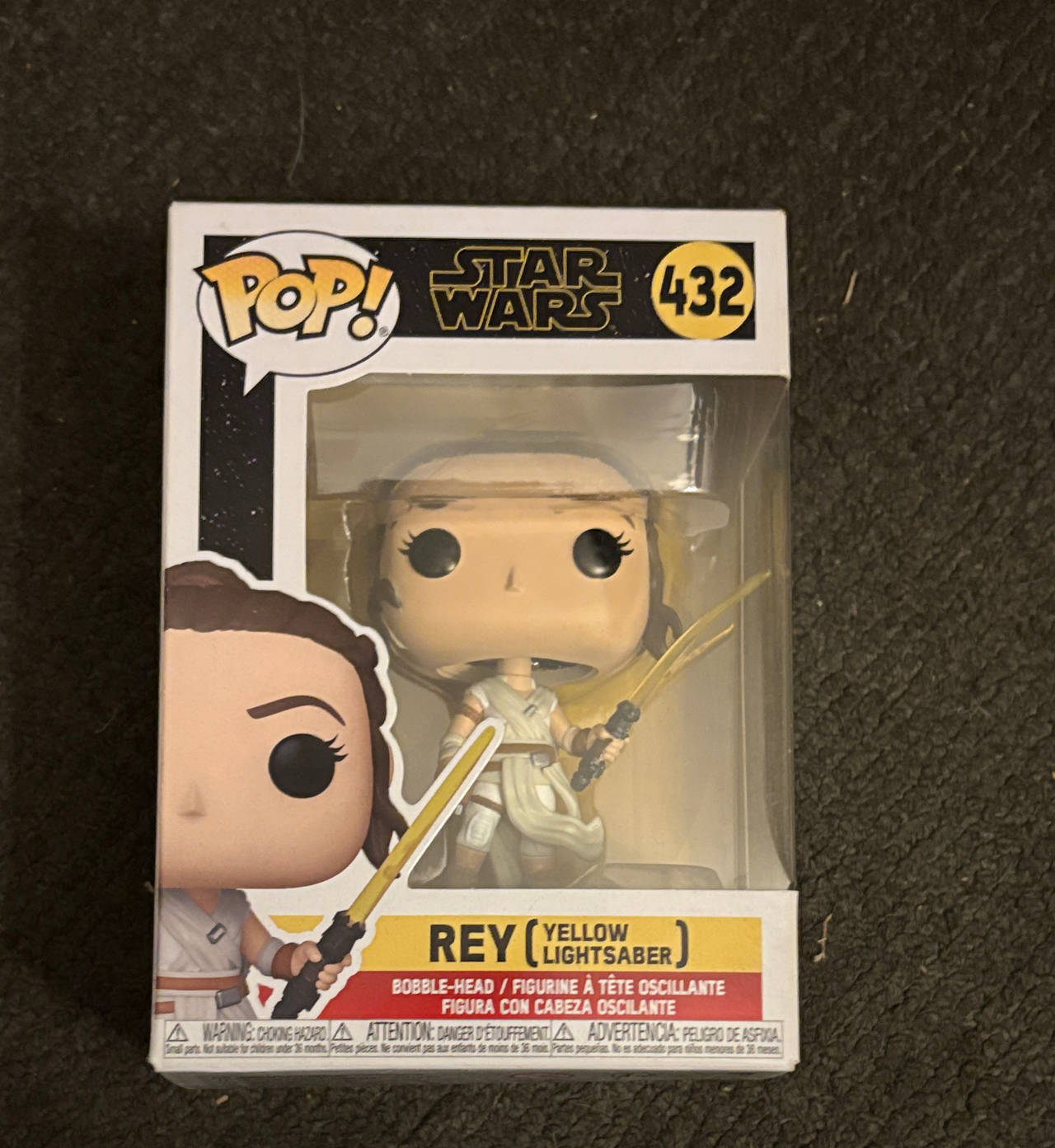 Funko Pop! Star Wars: Rey (Yellow Lightsaber) #432