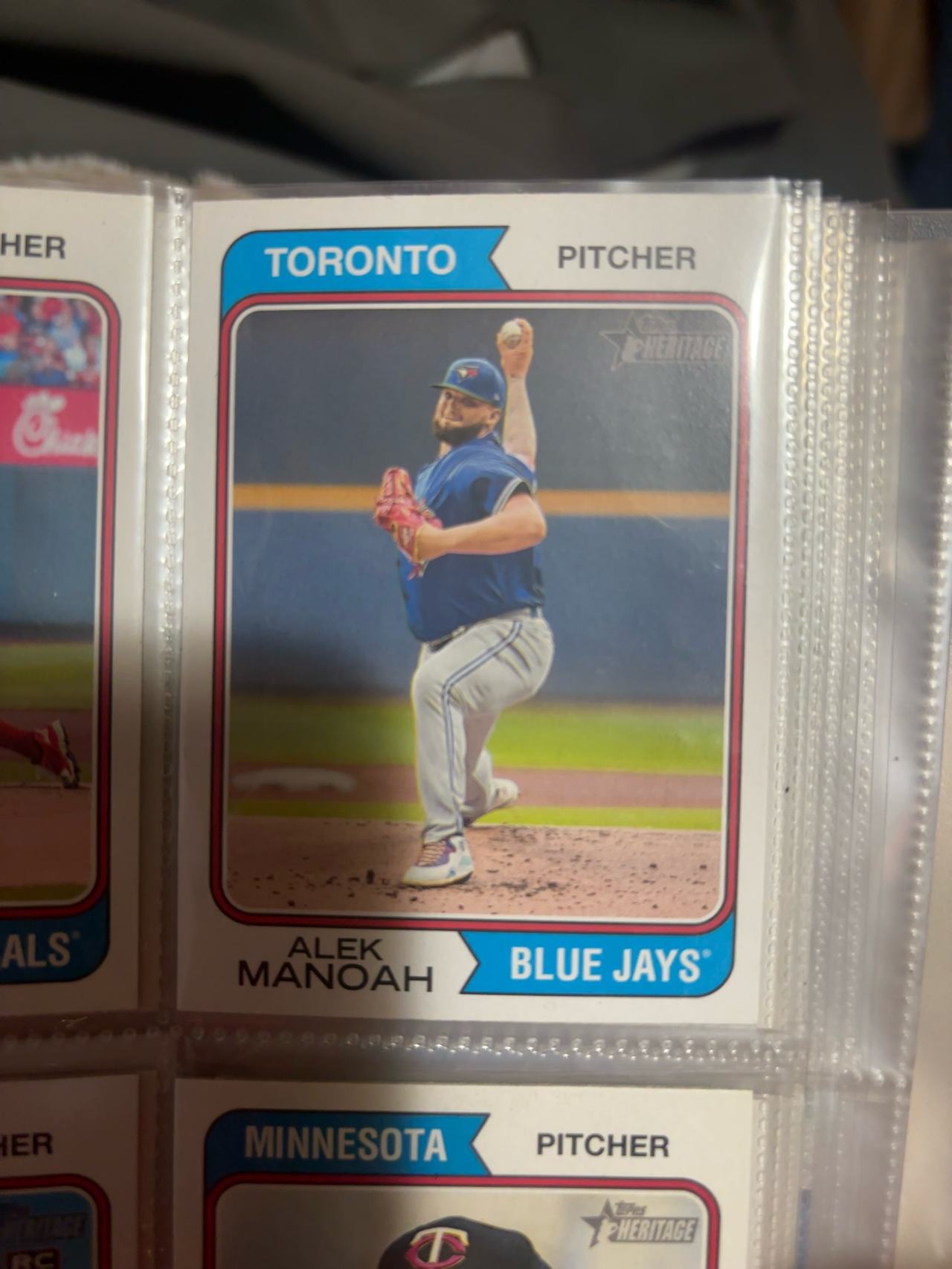 Topps Heritage Alek Manoah #121 Baseball Card