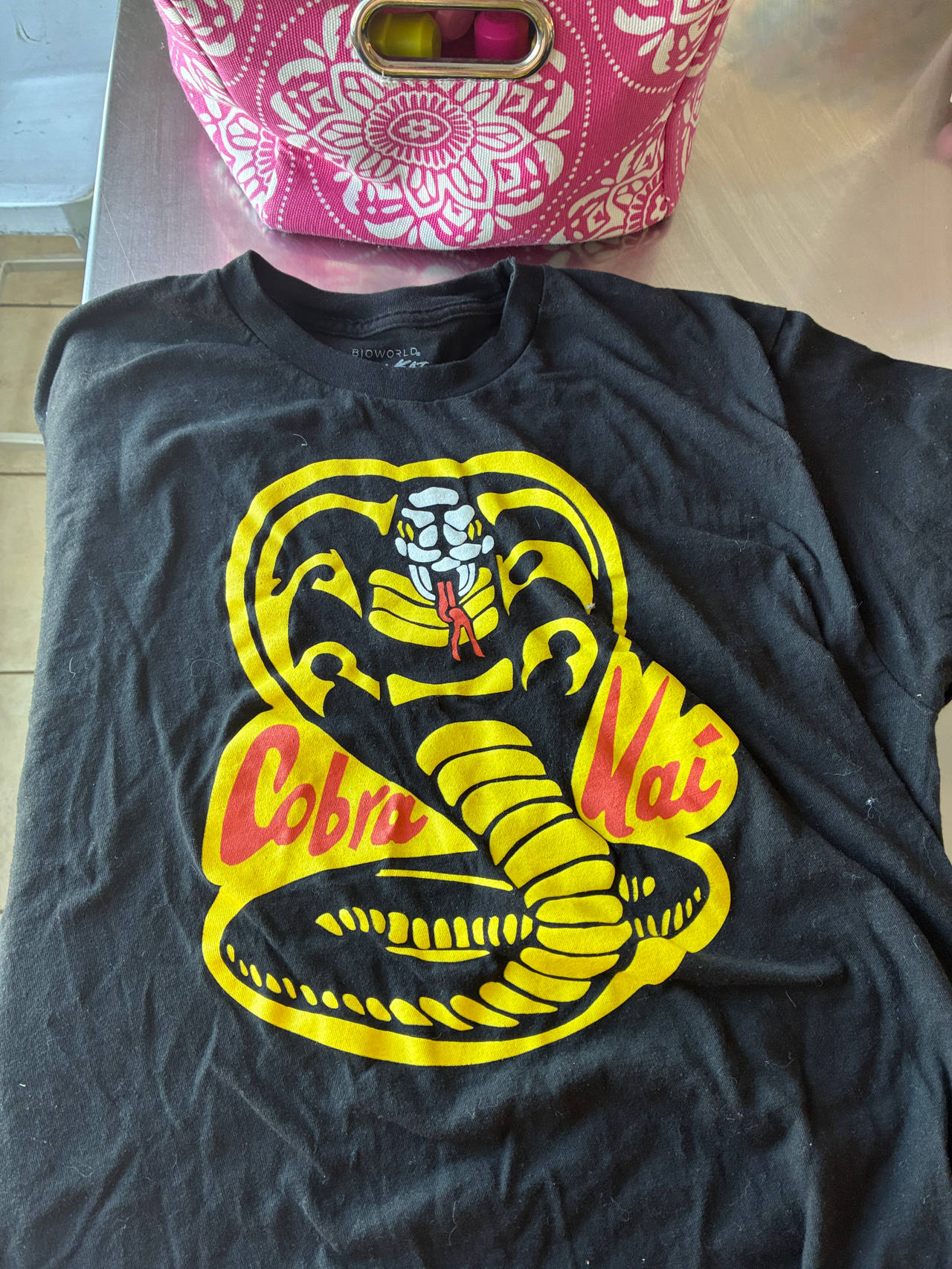 Bioworld Cobra Kai Snake Logo Graphic T-Shirt