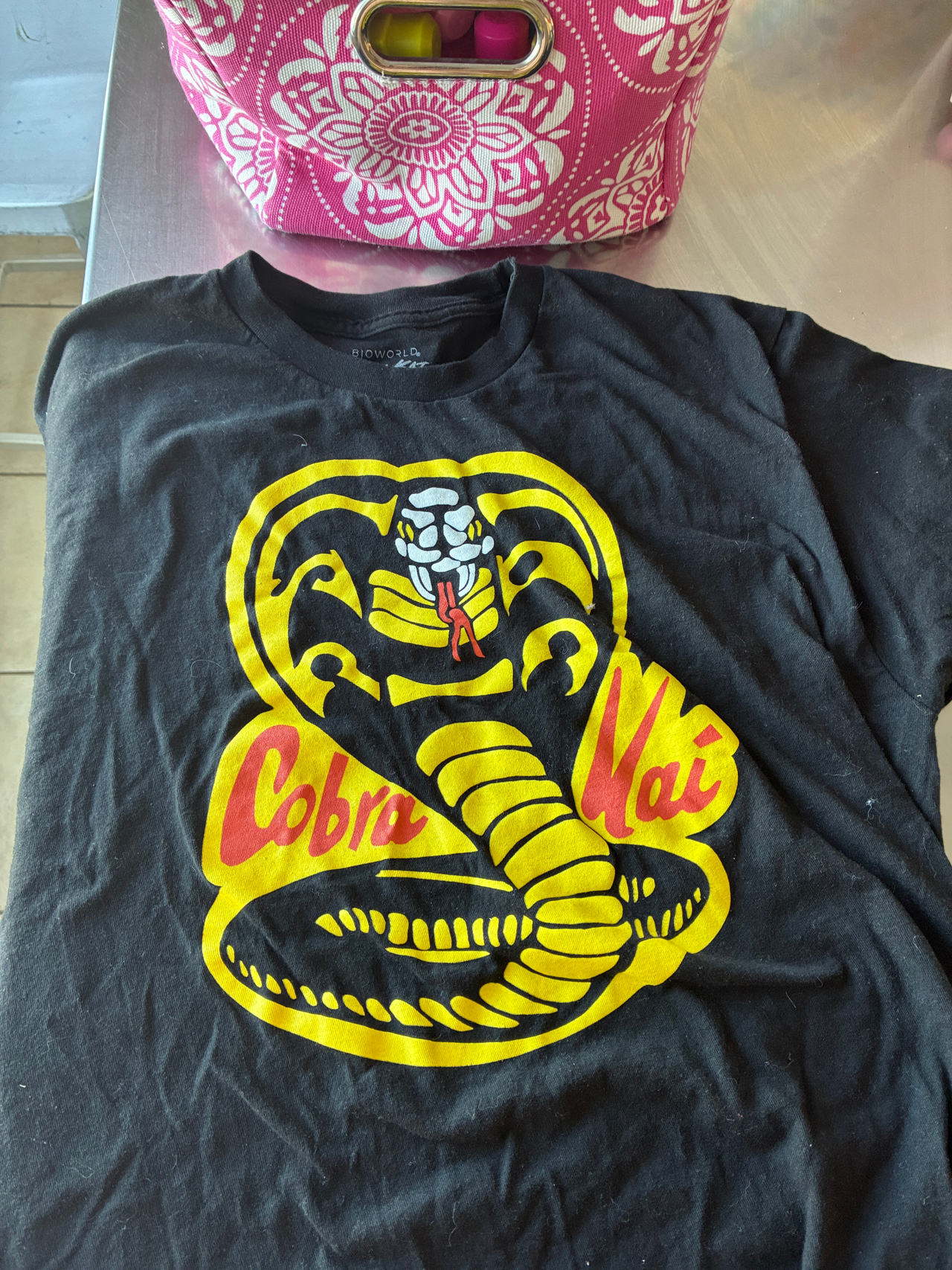 Bioworld Cobra Kai Snake Logo Graphic T-Shirt