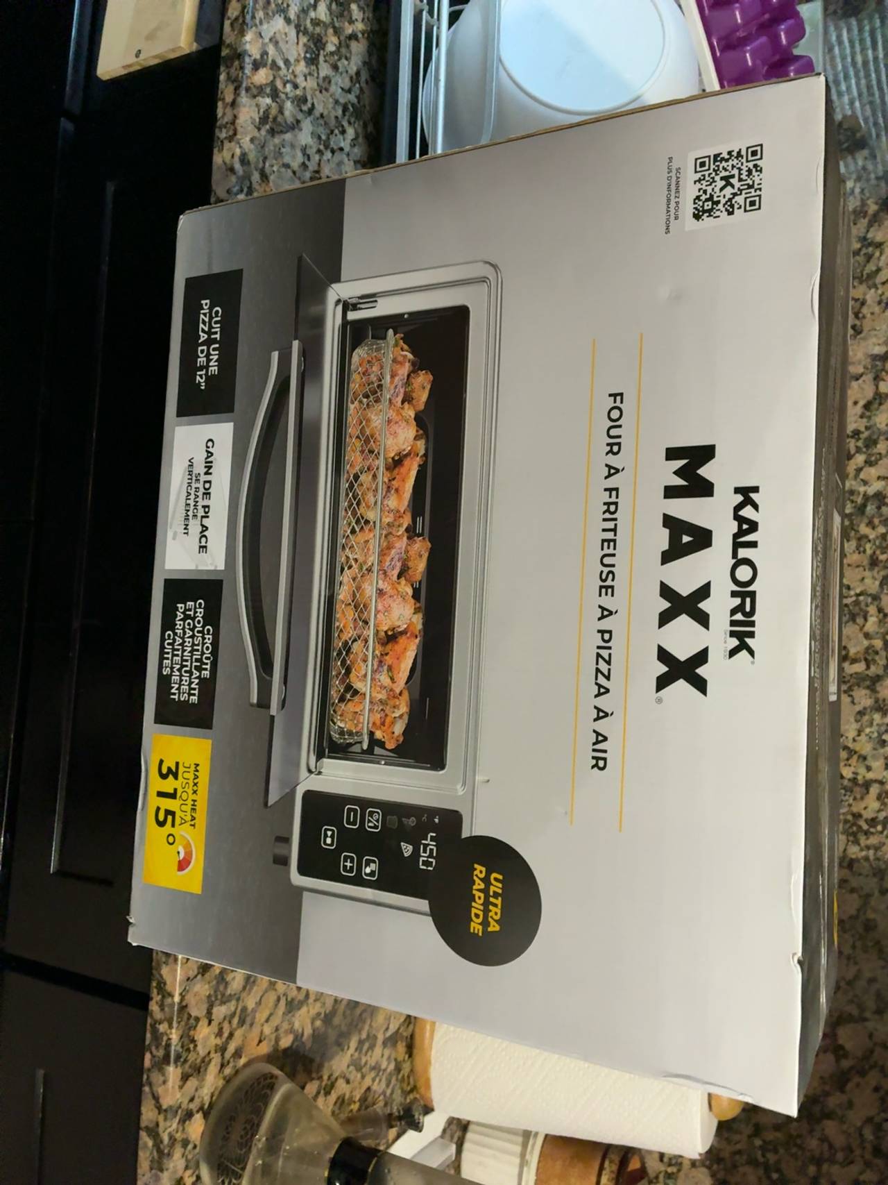 Kalorik MAXX Pizza Air Fryer Oven Stainless Steel