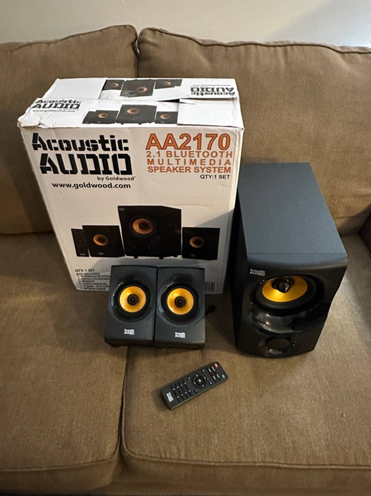 Acoustic Audio AA5170 Home Theater 5.1 Bluetooth Speaker System