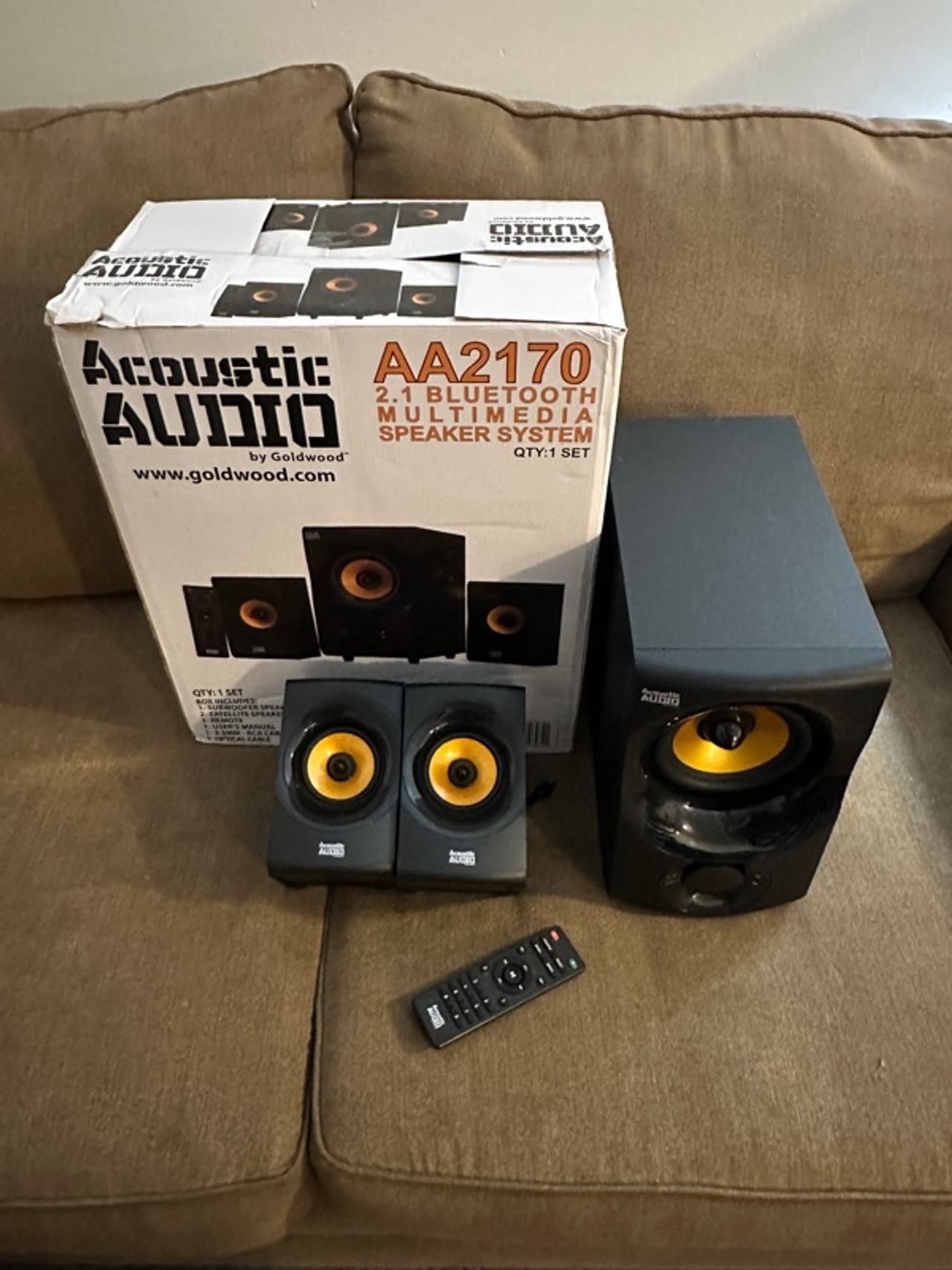 Acoustic Audio AA5170 Home Theater 5.1 Bluetooth Speaker System