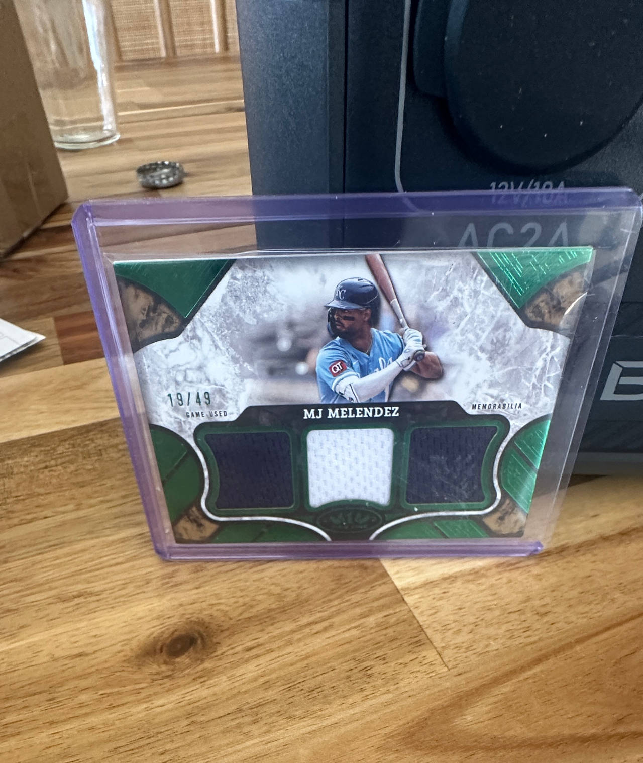 2023 Topps Tier One MJ Melendez Triple Relic Game-Used Memorabilia Card /49