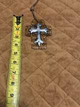 Small Brass Cross Pendant - Image 3