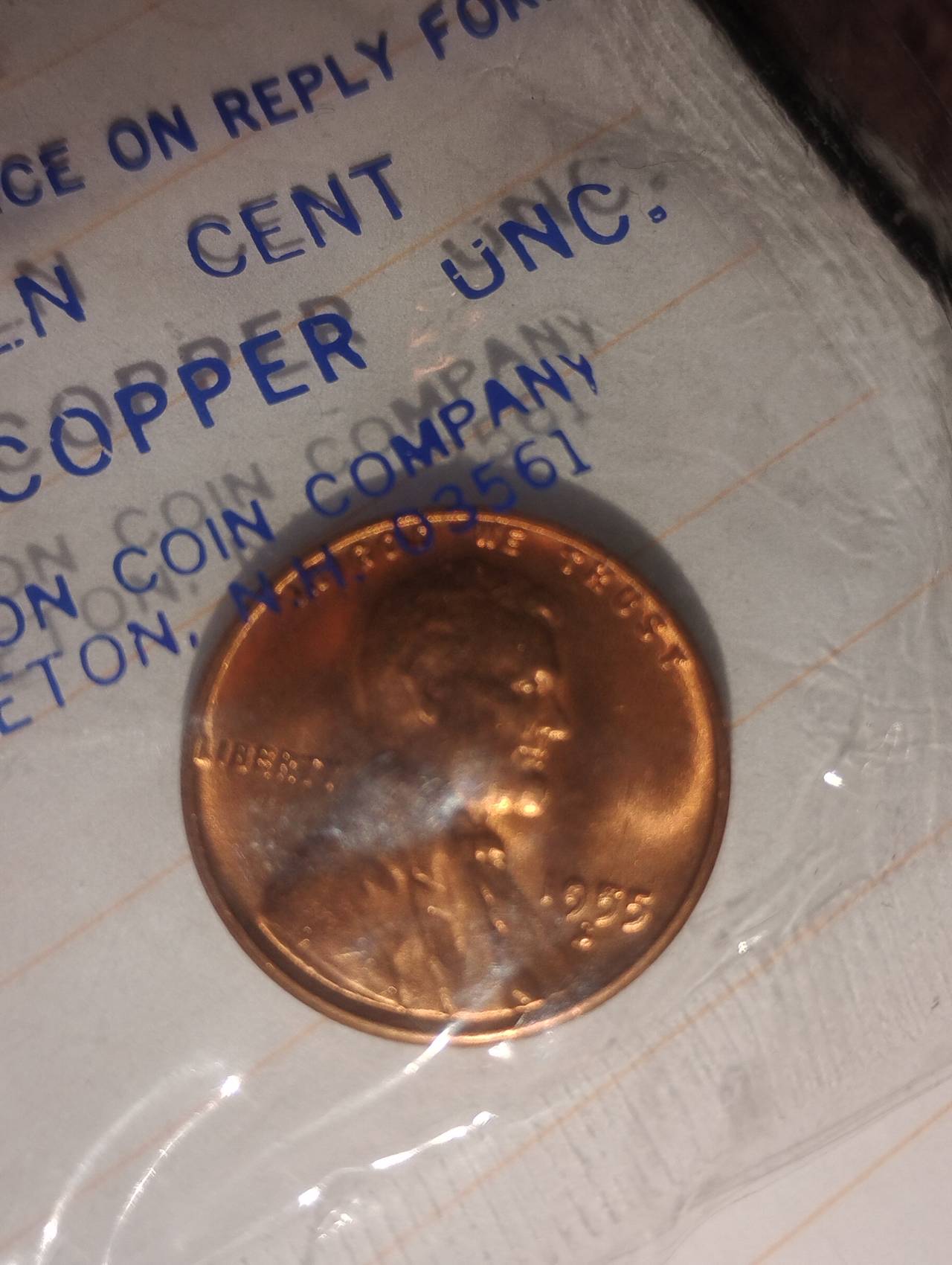 1955 Lincoln Wheat Cent Penny