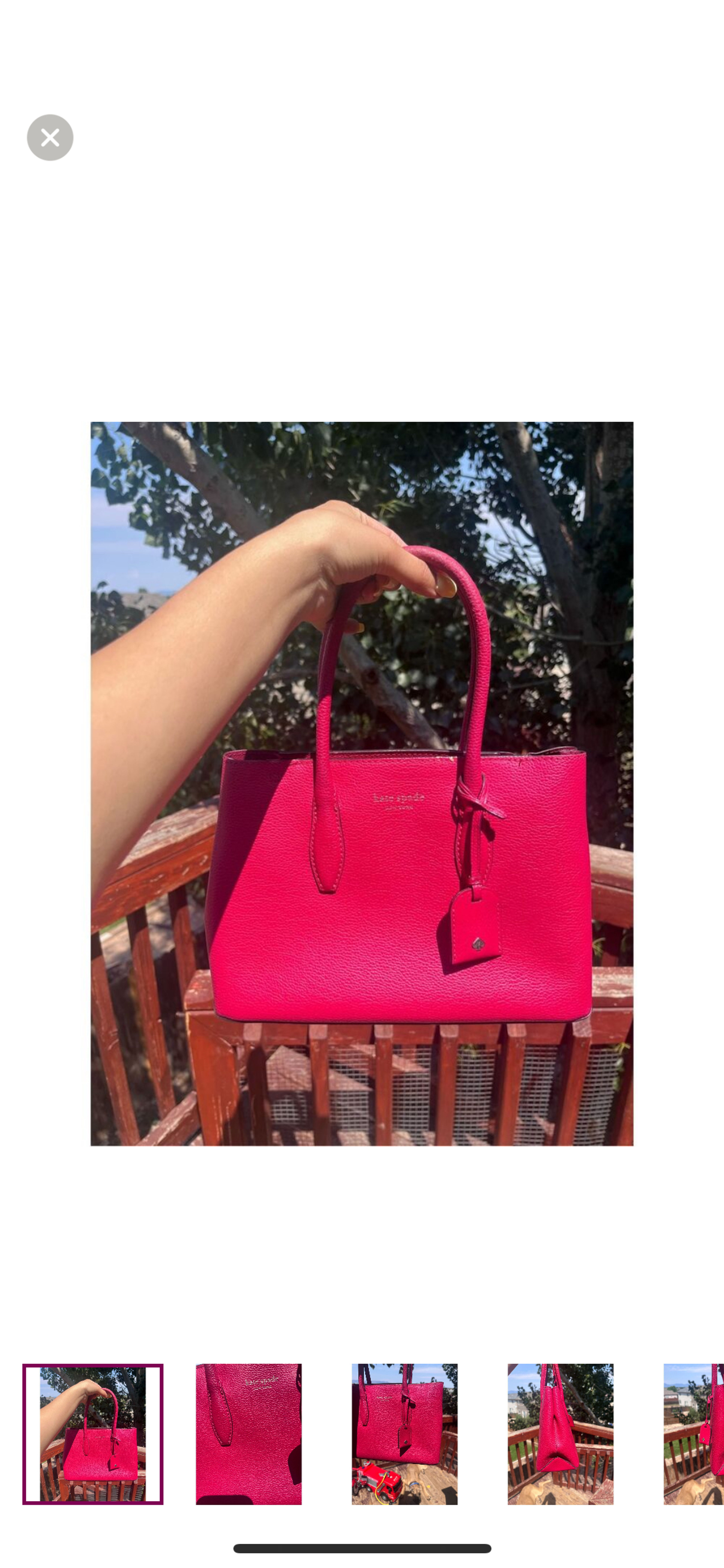 Kate Spade Fuchsia Tote Bag