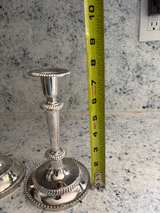 Assorted Silver Plated Candlesticks - Image 3